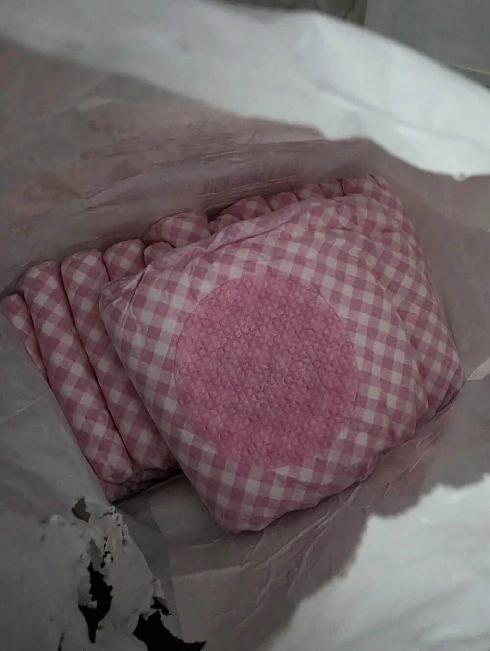 ^ Pet Soft Disposable Cat Diapers - Small - Pink